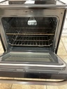 Frigidaire Used Electric Stove 220volts (40/50 AMP) 30inches {4 prong} (Stainless Steel) 