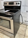 Frigidaire Used Electric Stove 220volts (40/50 AMP) 30inches {4 prong} (Stainless Steel) 