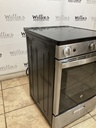 Ge Used Electric Stove 220volts (40/50 AMP) 24inches {4 prong} (Stainless steel) 