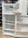 Ge Used Refrigerator Top and Bottom 28x67 (White) 