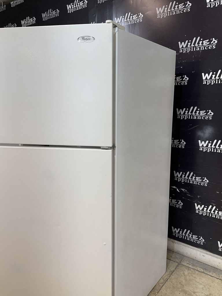 Whirlpool Used Refrigerator Top and Bottom 33x65 1/2” 