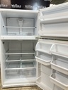Whirlpool Used Refrigerator Top and Bottom 33x65 1/2” 