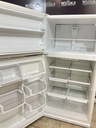 Whirlpool Used Refrigerator Top and Bottom 33x66 1/2” (White) 