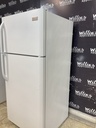 Frigidaire Used Refrigerator Top and Bottom 30x65 1/2” (White) 