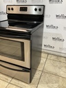 Frigidaire Used Electric Stove 220volts (40/50 AMP) 30inches {4 prong} (Stainless steel) 