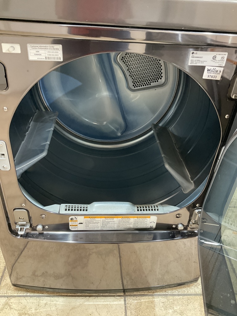 Lg Used Electric Dryer 220volts (30 AMP) 27inches {4 prong} (Grey) 