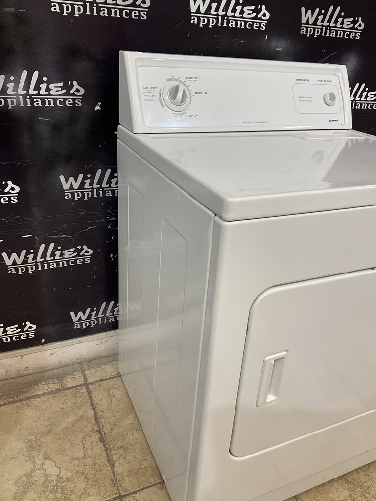 Kenmore Used Electric Dryer 220volts (30 AMP) 29inches {3 prong} (White)