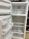Ge Used Refrigerator Top and Bottom 28x66 1/2’ (White) 