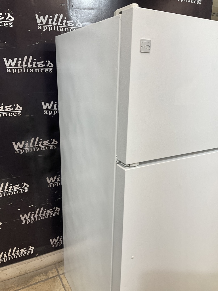 Kenmore Used Refrigerator Top and Bottom 28x64 1/2” (White) 