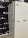 Ge Used Refrigerator Top and Bottom 28x61 (White)