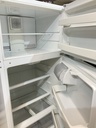 Ge Used Refrigerator Top and Bottom 28x61 1/2” (White) 