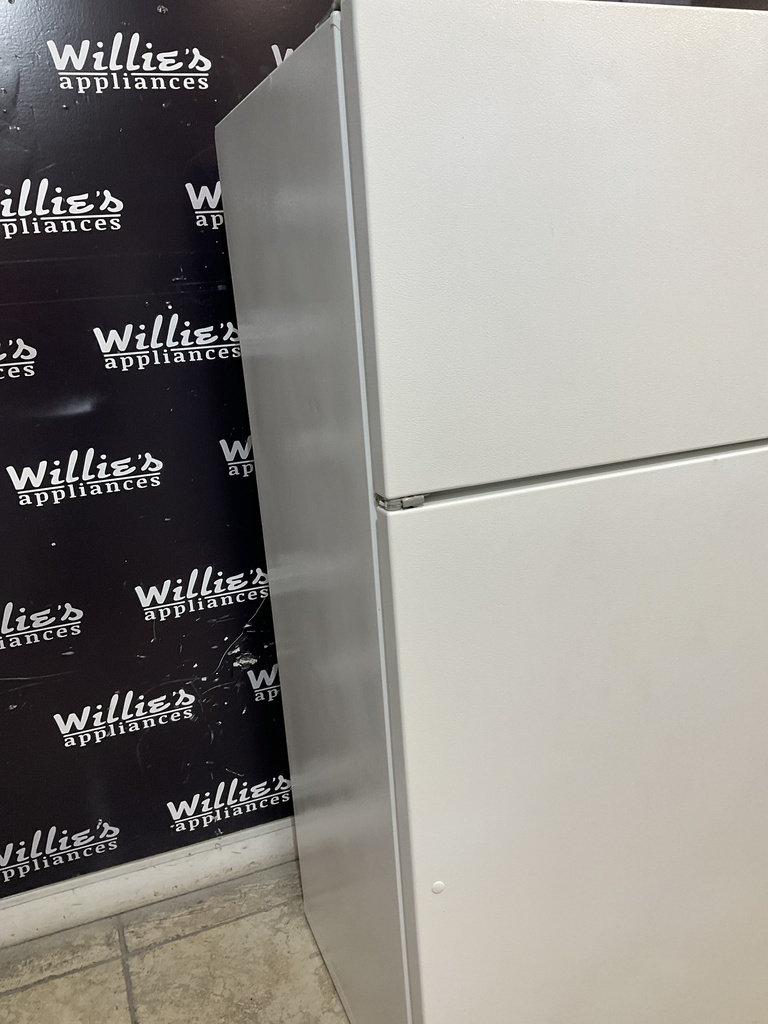 Whirlpool Used Refrigerator Top and Bottom 28x62 1/2” (White) 