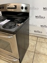 Ge Used Electric Stove 220volts (40/50 AMP) 30inches {4 prong} (Stainless Steel) 