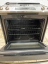 Ge Used Electric Stove 220volts (40/50 AMP) 30inches {3 prong} (Stainless Steel) 