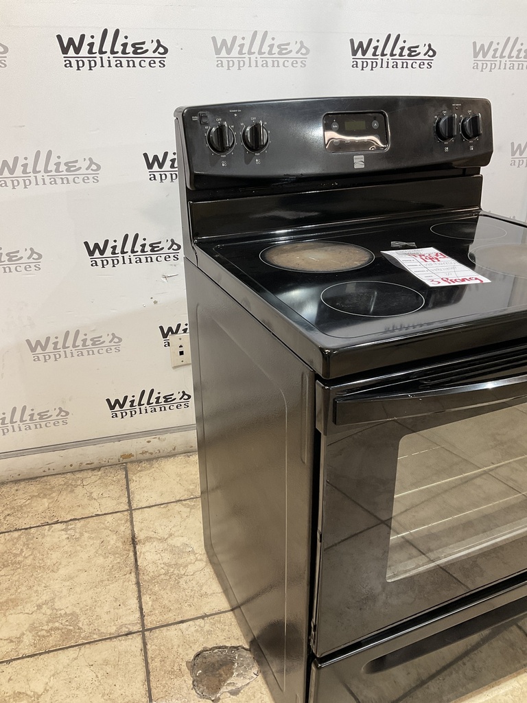 Kenmore Used Electric Stove 220volts (40/50 AMP) 30inches {3 prong} (Black) 