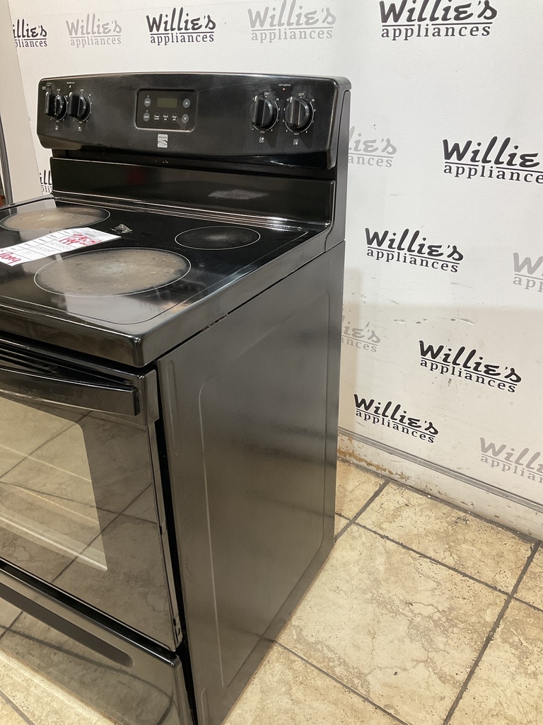 Kenmore Used Electric Stove 220volts (40/50 AMP) 30inches {3 prong} (Black) 