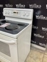 Ge Used Electric Stove 220volts (40/50 AMP) 30inches {4 prong} (White) 