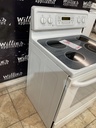 Ge Used Electric Stove 220volts (40/50 AMP) 30inches {4 prong} (White) 