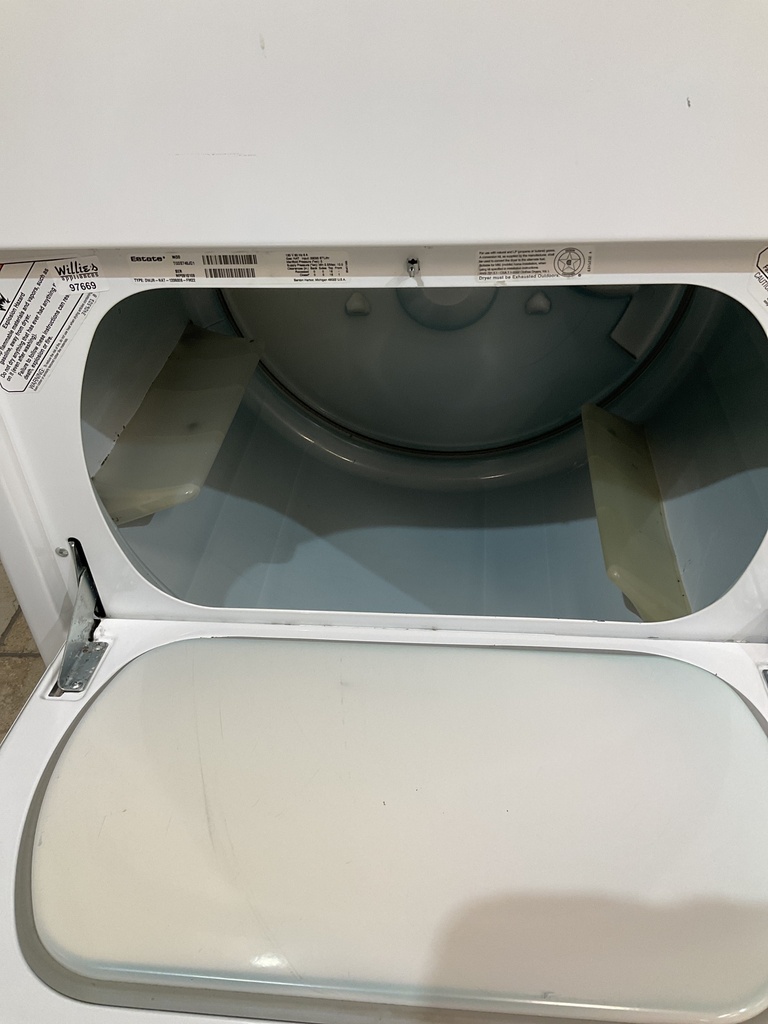 Estate Used Natural Gas Dryer 29inches (White) 