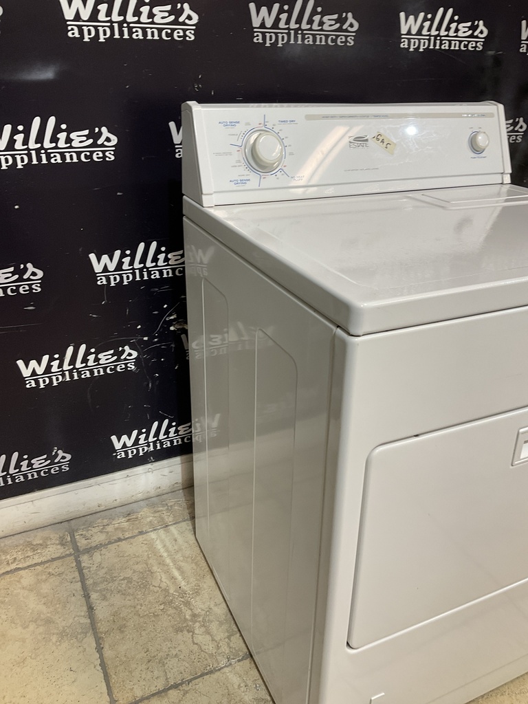 Estate Used Natural Gas Dryer 29inches (White) 
