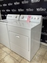 Whirlpool Used Natural Gas Set Washer/Dryer 27/29inches (White) 