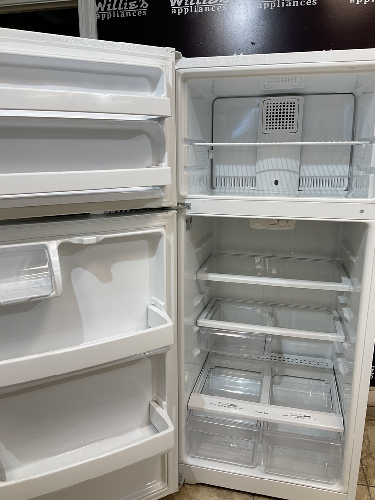 Ge Used Refrigerator Top and Bottom 28x64 