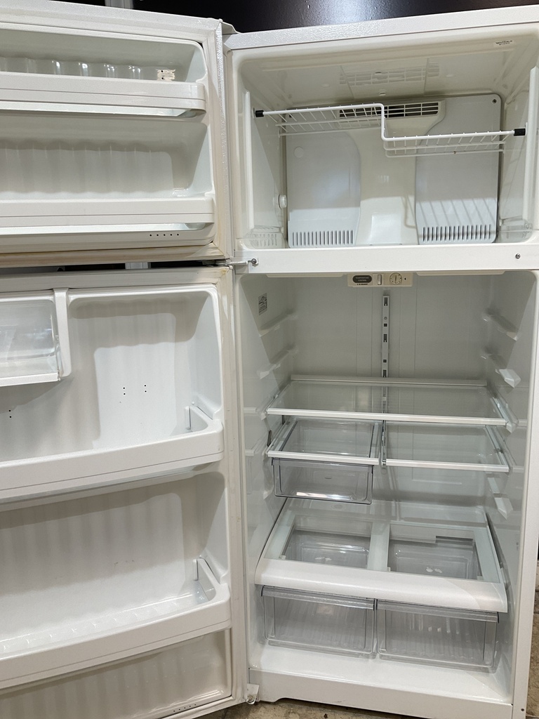 Hotpoint Used Refrigerator Top and Bottom 28x64 1/2” (White) 