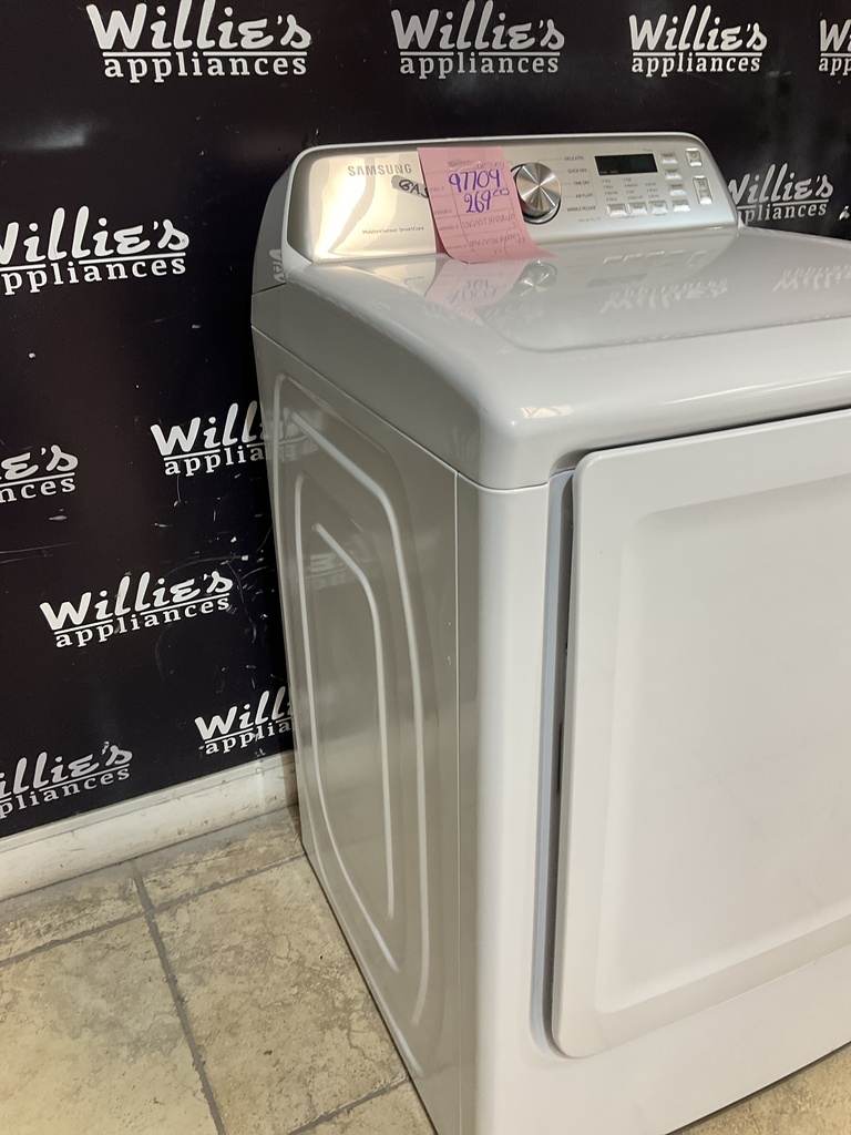 Samsung Used Natural Gas Dryer 27inches (White) 