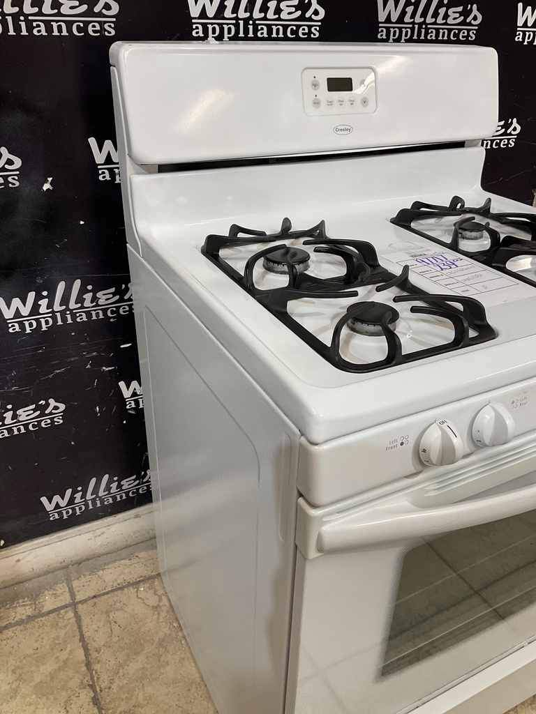 Grosley Used Natural Gas Stove 30inches (White) 