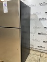 Ge Used Refrigerator Top and Bottom 30x66 (Stainless Steel) 