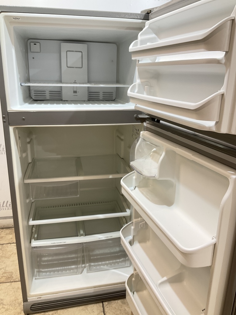 Kenmore Used Refrigerator Top and Bottom 30x65 1/2” (Stainless Steel)