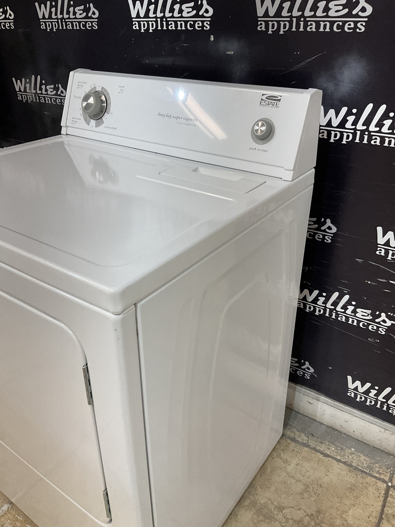 Estate Used Electric Dryer 220volts(30 AMP) 29inches {3 prong} (White) 
