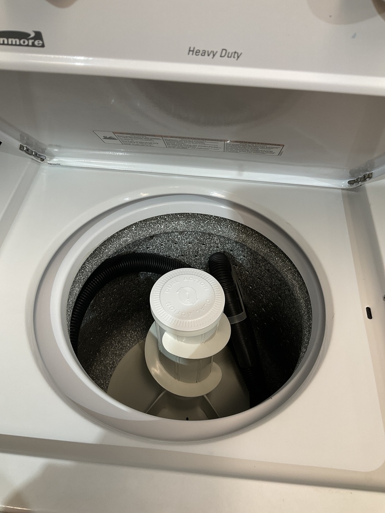 Kenmore Used Electric Unit Stackable 220volts (30 AMP) 24x71 1/2” {3 prong} (White) 