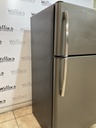 Ge Used Refrigerator Top and Bottom 31x66 (Stainless Steel) 