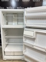 Hotpoint Used Refrigerator Top and Bottom 28x61 1/2” (White) 