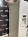 Ge Used Refrigerator Side by Side 36x68 1/2” (White) 