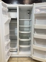 Ge Used Refrigerator Side by Side 36x68 1/2” (White) 