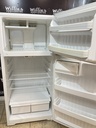 Ge Used Refrigerator Top and Bottom 28x61 1/2” (White)