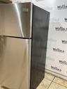Frigidaire Used Refrigerator Top and Bottom 28x64 1/2” (Stainless Steel) 