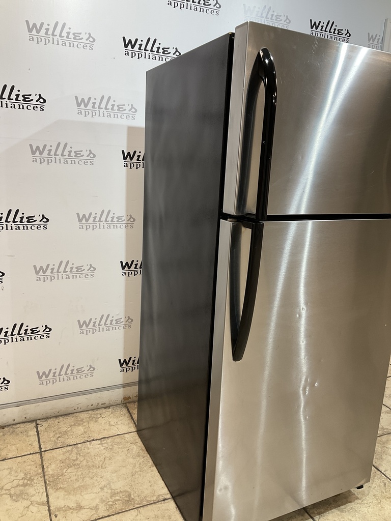 Frigidaire Used Refrigerator Top and Bottom 28x64 1/2” (Stainless Steel) 