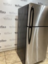 Frigidaire Used Refrigerator Top and Bottom 28x64 1/2” (Stainless Steel) 