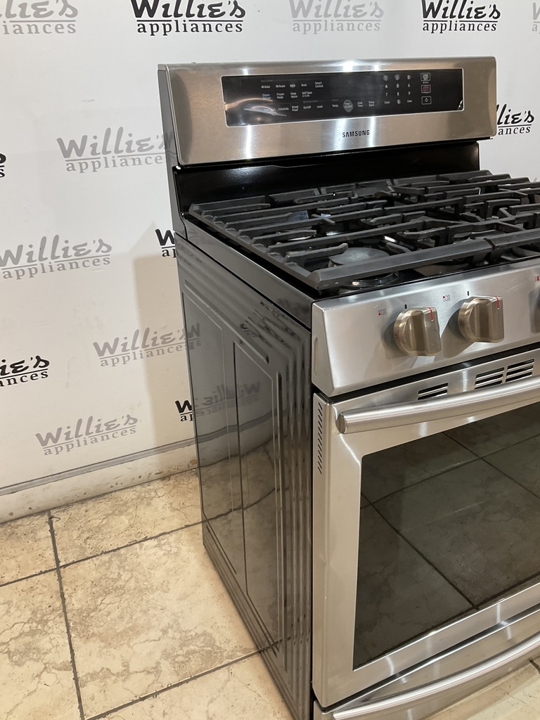 Samsung Used Natural Gas Stove 30inches (Stainless Steel)