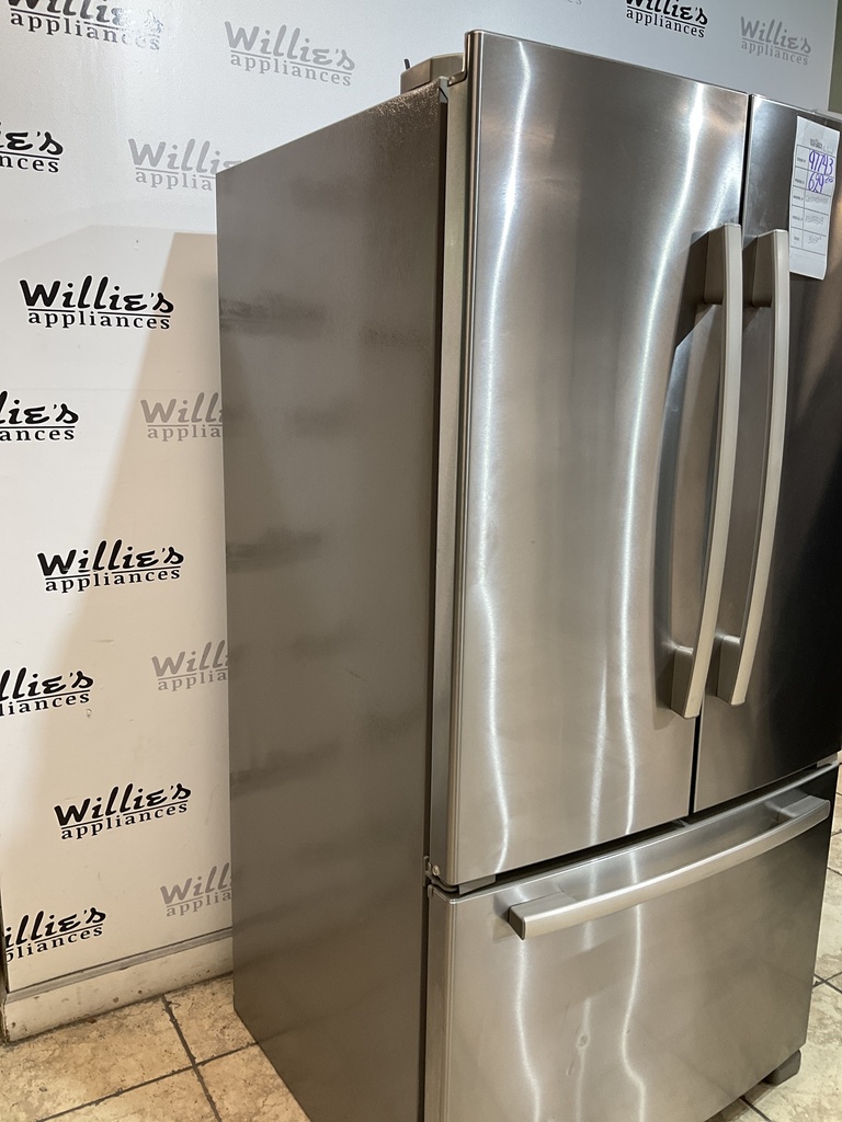 Whirlpool Used Refrigerator French Door 36x69 /2” (Stainless Steel) 