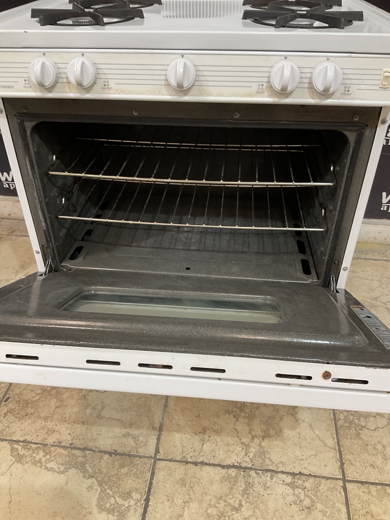 Premier Used Natural Gas Stove 30inches (White) 