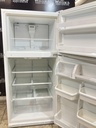 Whirlpool Used Refrigerator Top and Bottom 30x65 1/2” (White) 