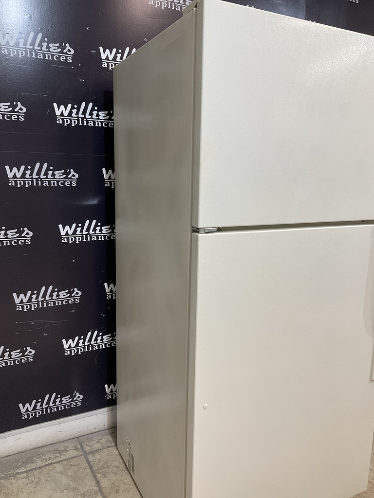 Kenmore Used Refrigerator Top and Bottom 30x65 1/2” (Bisque) 