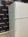 Whirlpool Used Refrigerator Top and Bottom 30x65 1/2” (White) 
