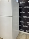Whirlpool Used Refrigerator Top and Bottom 30x65 1/2” (White) 