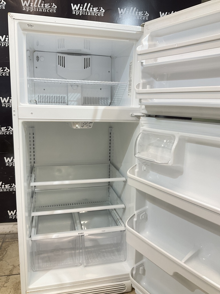 Kenmore Used Refrigerator Top and Bottom 30x65 1/2” (White) 
