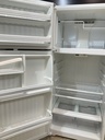 Ge Used Refrigerator Top and Bottom 28x64 1/2” (White) 
